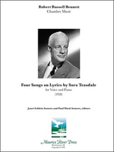 Four Songs on Lyrics by Sara Teasdale Vocal Solo & Collections sheet music cover
